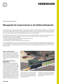 Encoders for Linear Motors in the Electronics Industry
